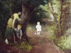 Ferdinand Pacher (German, 1852-1911), reverse pain