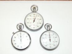 Three Balma stop watches