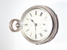 G.J. Graves Waltham mass silver cased pocket watch