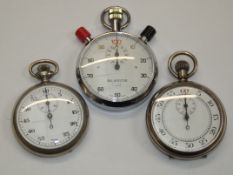 Balmaster stop watch and two other stop watches