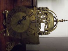 Brass lantern clock