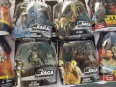4 Star Wars Saga Collection figures