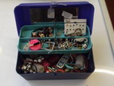Box of costume jewellery