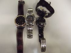 Four gents fashion watches