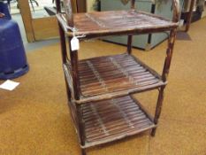 Bamboo whatnot/telephone table