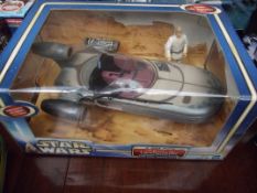 Star Wars at new hope Luke Skywalker and landspeed