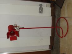 Industrial style freestanding lamp