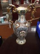 Twin handle vase