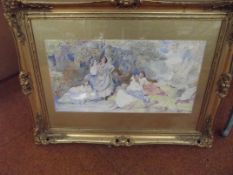 Unsigned abstract painting