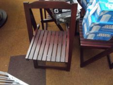 4 folding chairs
