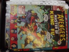 Collection of approx 60 avengers comics, dating 19