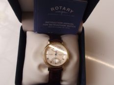 Gent's Rotary wrist watch with case