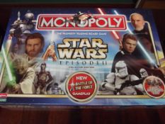 Star Wars Monopoly Episode II collector edition