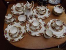 Royal Albert country rose service