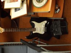 Burswood electric guitar and stand