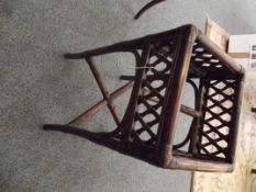 Bamboo jardiniere stand
