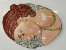 Beswick art deco wall plaque