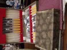 4 boxes of flatware