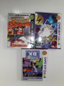 Three Japanese Nintendo Gameboy Color games