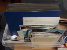 Large collection of postcards