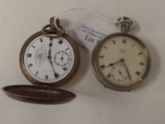 Two pocket watches for spares and repair