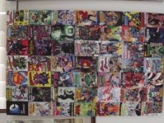 DC Comics collage wall canvas