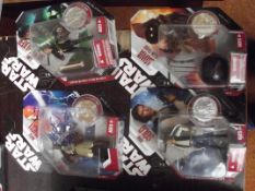 4 boxed Star Wars collectables