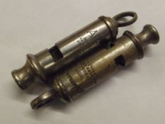 Hudson Metropolitan whistle together with a Hudson
