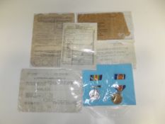 Great War pair awarded to A-293821 A.CPL F.G Franc