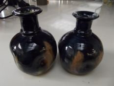 Pair of continental vases (possible Belgium)