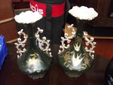 Pair of Victorian vases
