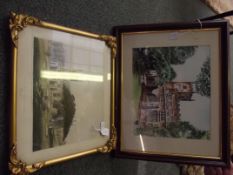 Two framed prints, one limited edition depicting D