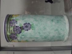 Radford hand painted cylinder vase