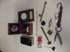 Various collectables to include a silver and moons