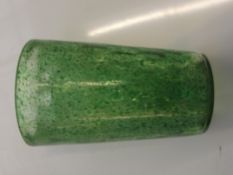 Retro mottleed glass vase