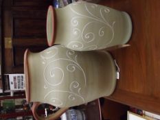 Denby water jug and vase