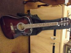 Avalanche acoustic guitar with soft case