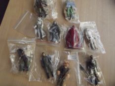 Ten early Star Wars figures with weapons