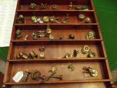 Collection of brass miniatures