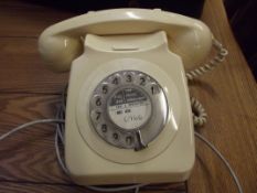 Ivory dial telephone