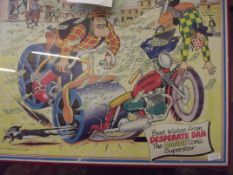 Framed Desperate Dan poster