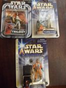 Three Star Wars figures
