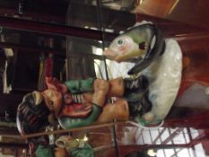 West German figure of a boy