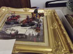 Assorted items to include Del Prado figures