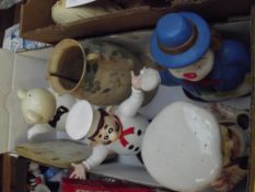 Various ceramics to include, novelty money box etc
