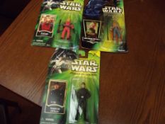 Three Star Wars figures