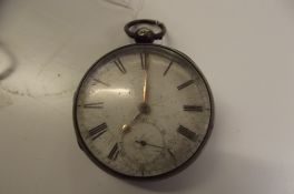Silver pocket watch