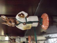 Royal Doulton Bathtime Bunnykins with gold duck