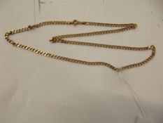 9 ct gold curb chain
