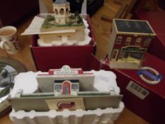 Three Hometown America models, all boxed